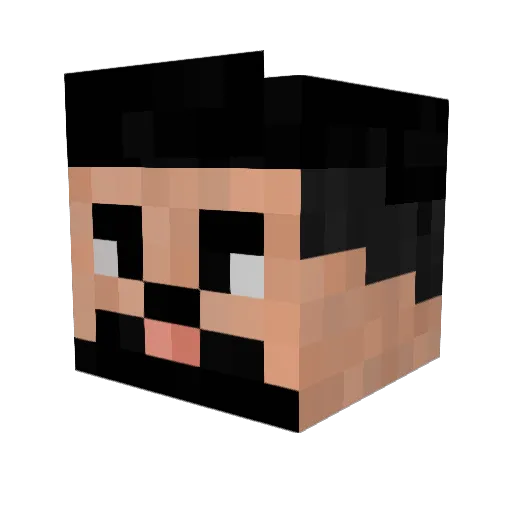 m4rtyz_ Minecraft avatar head, 3D render