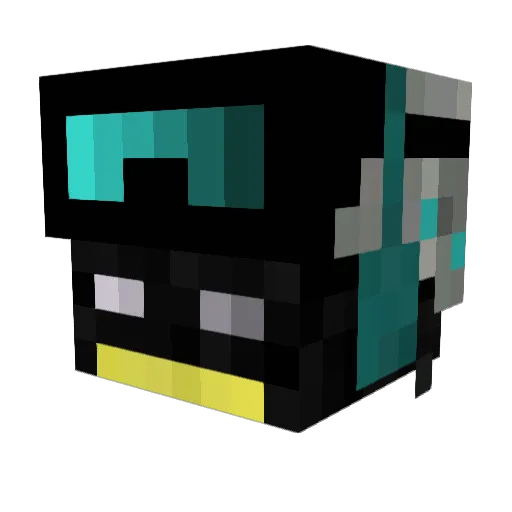 m4tTl8 Minecraft avatar head, 3D render