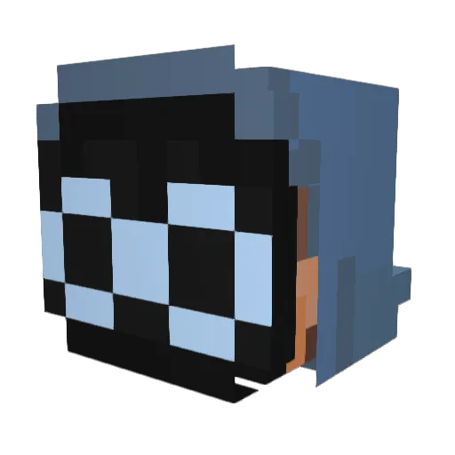 m4trix4ce Minecraft avatar head, 3D render