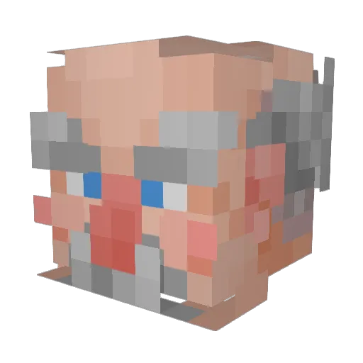 m4ttheus54 Minecraft avatar head, 3D render