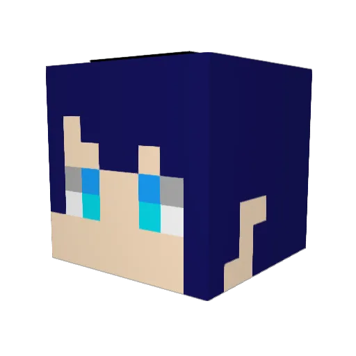 m4ttqn Minecraft avatar head, 3D render