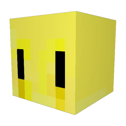m4xxcraft Minecraft avatar head, 3D render