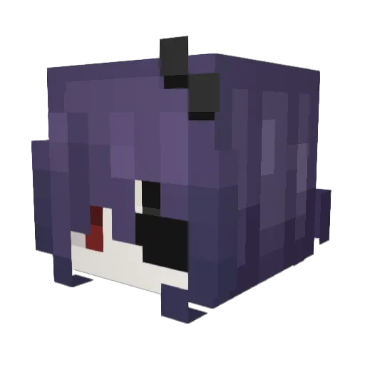 m4ybxangel Minecraft avatar head, 3D render
