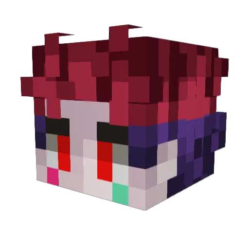 m4z4p3n3 Minecraft avatar head, 3D render