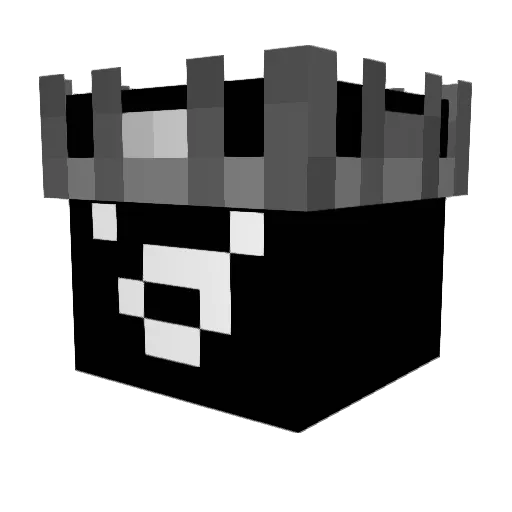 m5a_Huzz_j93 Minecraft avatar head, 3D render