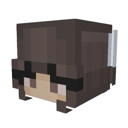 m5ddy Minecraft avatar head, 3D render