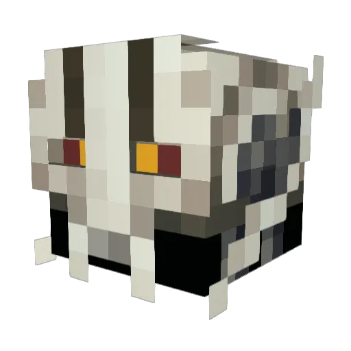 m65824 Minecraft avatar head, 3D render