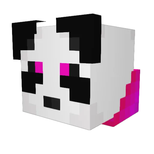 m6789467 Minecraft avatar head, 3D render