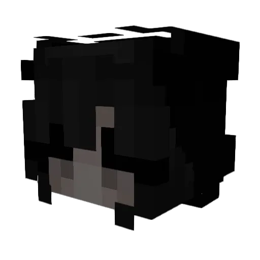 m6 Minecraft avatar head, 3D render