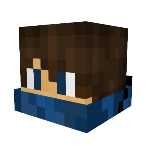 m7md_245 Minecraft avatar head, 3D render