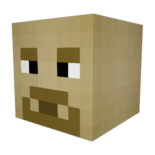 m7mdhussam Minecraft avatar head, 3D render