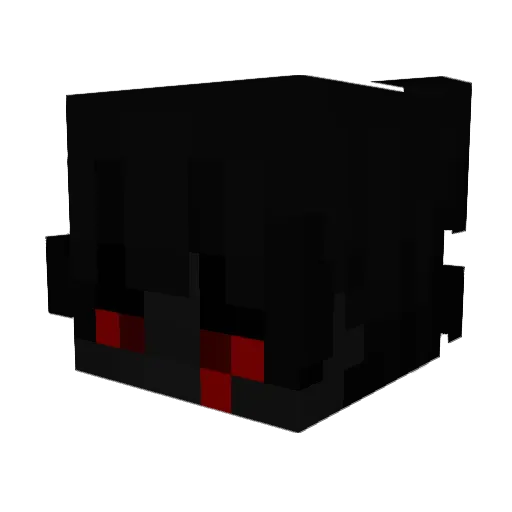m7trga Minecraft avatar head, 3D render