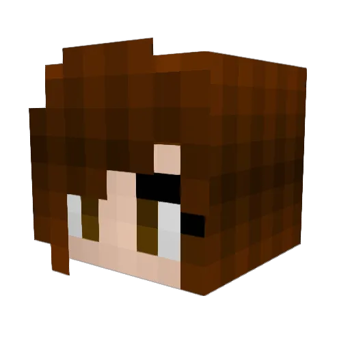 m8a8r8i8a8 Minecraft avatar head, 3D render