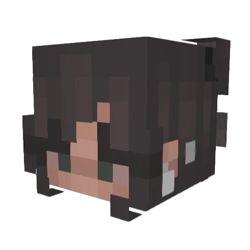 m8rzz Minecraft avatar head, 3D render