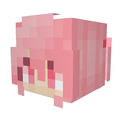 m8ts Minecraft avatar head, 3D render
