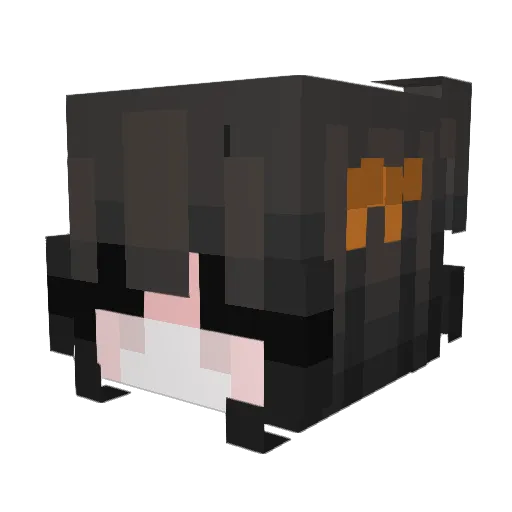 m9l1 Minecraft avatar head, 3D render