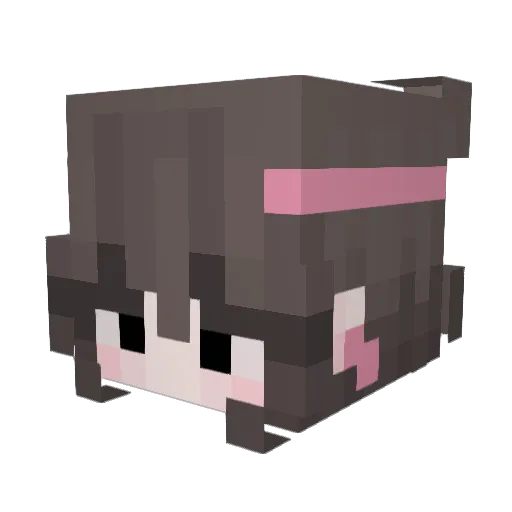 m9r6 Minecraft avatar head, 3D render