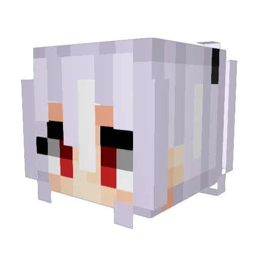 m9zda Minecraft avatar head, 3D render