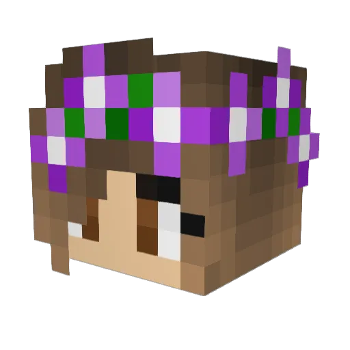 mAdDiE28 Minecraft avatar head, 3D render