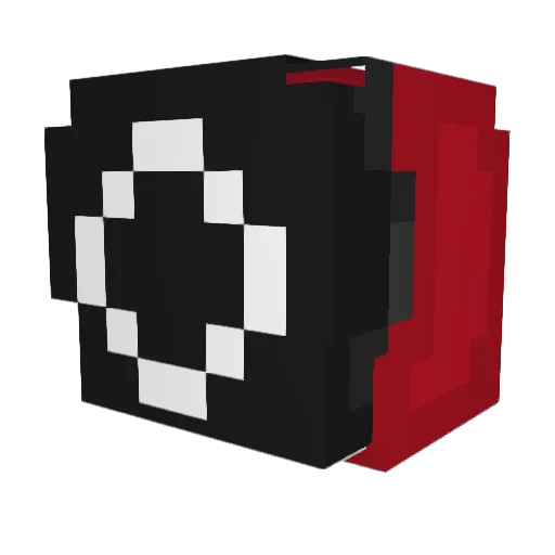 mAdoS2yA Minecraft avatar head, 3D render