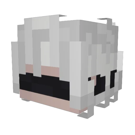 mAkI_kY Minecraft avatar head, 3D render