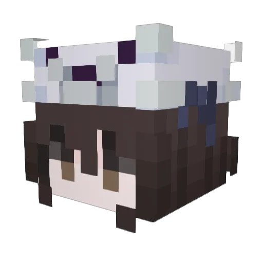 mArkE1off Minecraft avatar head, 3D render