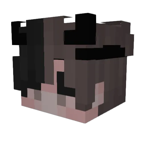 mAteXo_ Minecraft avatar head, 3D render