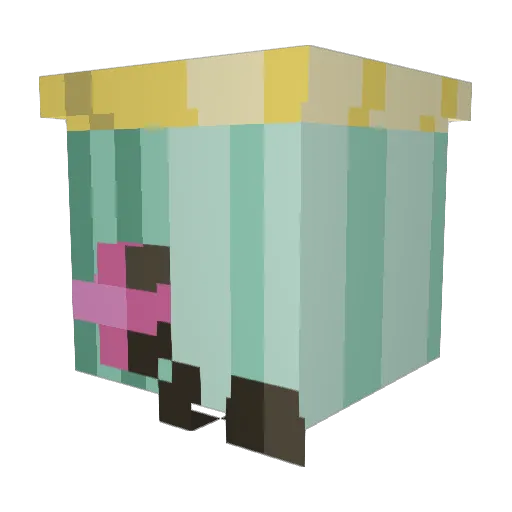 mAxameleon Minecraft avatar head, 3D render