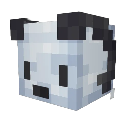 mGoat_ Minecraft avatar head, 3D render