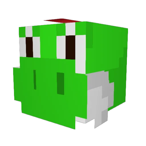 mIn3cR4fT_B0Y Minecraft avatar head, 3D render