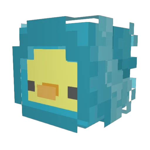 mL4k0 Minecraft avatar head, 3D render