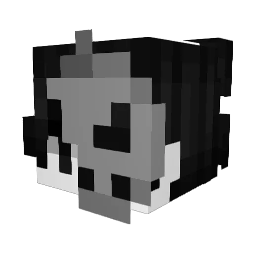 mL663 Minecraft avatar head, 3D render