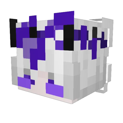mLICHT Minecraft avatar head, 3D render