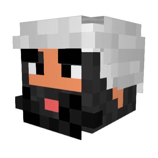 mOE61126 Minecraft avatar head, 3D render