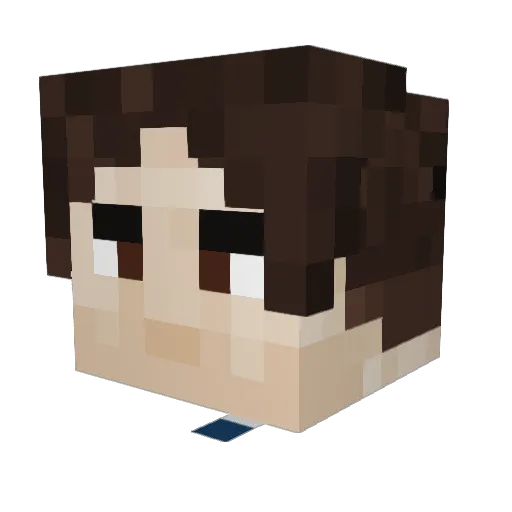mRjOe1 Minecraft avatar head, 3D render