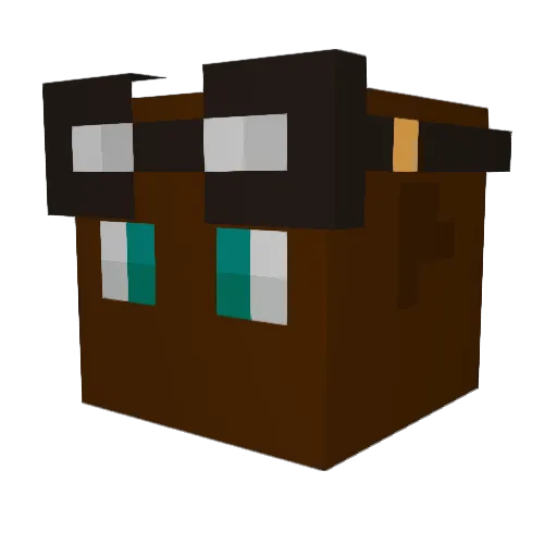 mSC_Kevin Minecraft avatar head, 3D render