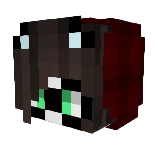 mSkinzinZ_ Minecraft avatar head, 3D render