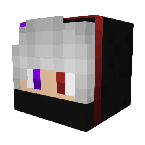 m_Badros Minecraft avatar head, 3D render