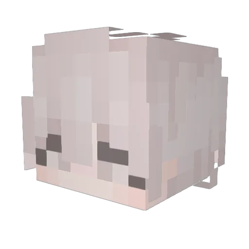 m_OOU Minecraft avatar head, 3D render