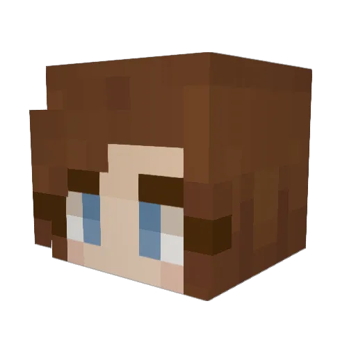 m_dazzle Minecraft avatar head, 3D render