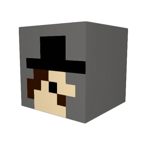 m_mackay19 Minecraft avatar head, 3D render