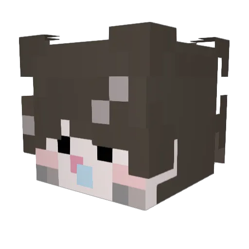 m_nch___ Minecraft avatar head, 3D render
