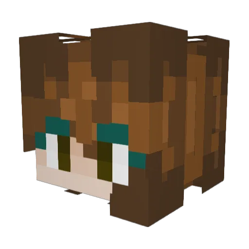 m_nt Minecraft avatar head, 3D render