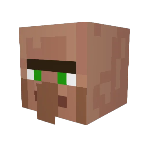 m_paroni Minecraft avatar head, 3D render