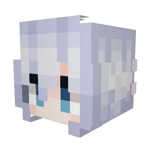 m_rsrxx Minecraft avatar head, 3D render
