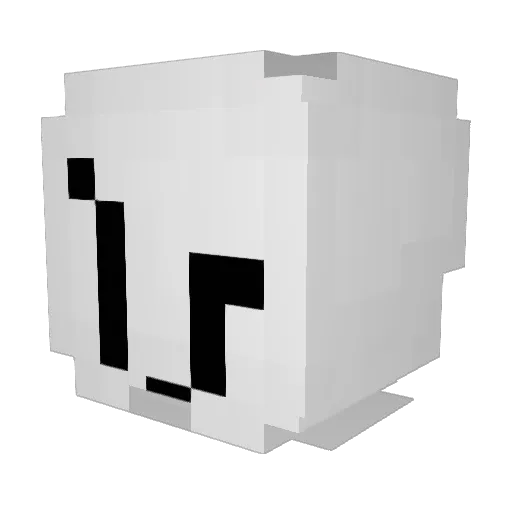 m_saucedo Minecraft avatar head, 3D render
