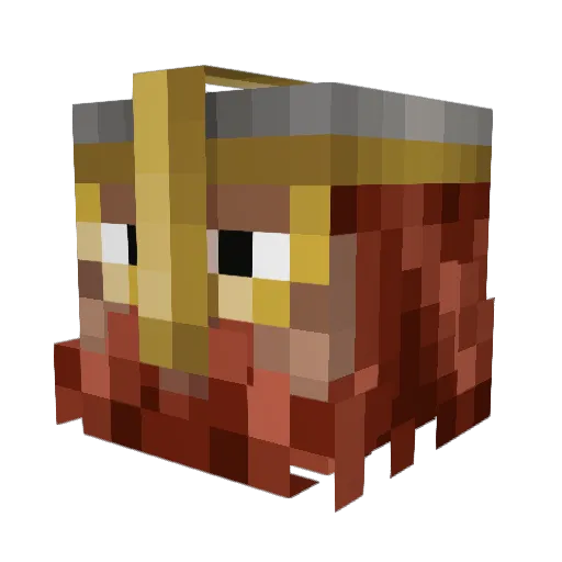 m_spencer Minecraft avatar head, 3D render