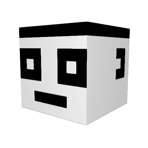 ma11011s Minecraft avatar head, 3D render