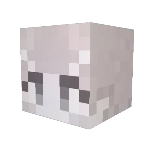 ma1224mochi Minecraft avatar head, 3D render