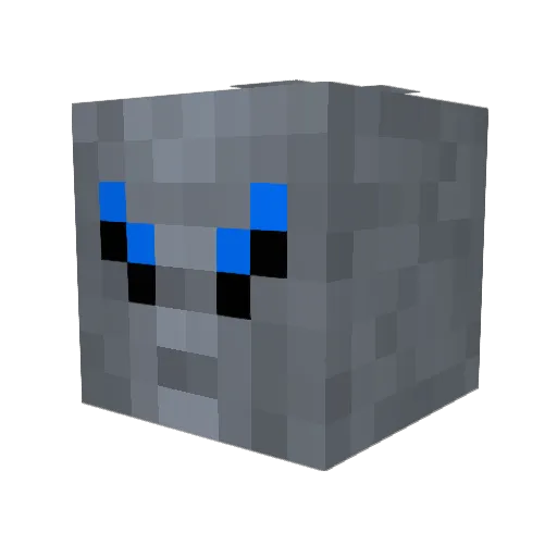 ma3x555 Minecraft avatar head, 3D render